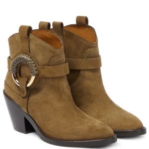 See By Chloe Hana Bootie in Military Green 37